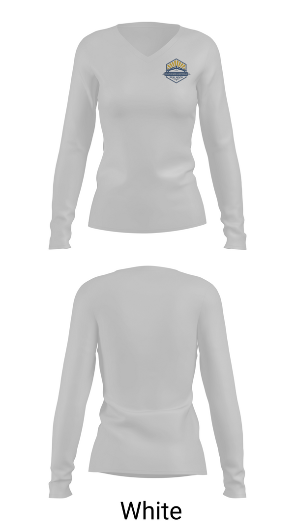 Womens Long Sleeve Vneck Shirt, Relentless Pergolas, , Teamtime, Team time, sublimation, custom sports apparel, team uniforms, spirit wear, spiritwear, sports uniforms, custom shirts, team store, custom team store, fundraiser sports, apparel fundraiser