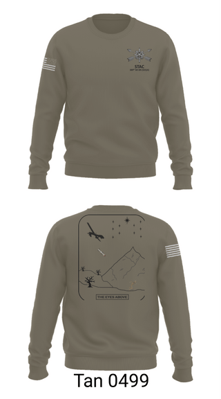 Crew Neck Sweatshirt, STAC, 389th MI BN (SO)(A), Army, Teamtime, Team time, sublimation, custom sports apparel, team uniforms, spirit wear, spiritwear, sports uniforms, custom shirts, team store, custom team store, fundraiser sports, apparel fundraiser