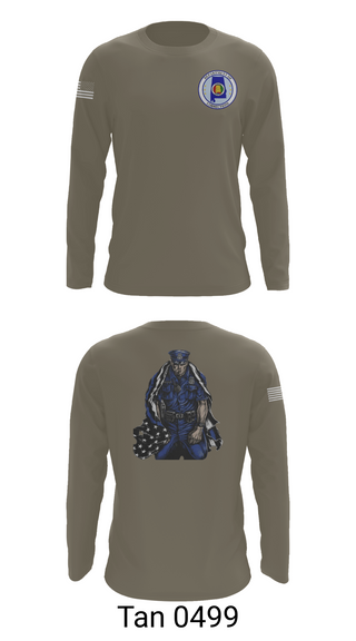 Long Sleeve Performance Shirt, Alabama Department of Corrections, Police, Teamtime, Team time, sublimation, custom sports apparel, team uniforms, spirit wear, spiritwear, sports uniforms, custom shirts, team store, custom team store, fundraiser sports, apparel fundraiser