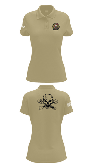 Women's Short Sleeve Performance Polo, 51st Chem, Army, Teamtime, Team time, sublimation, custom sports apparel, team uniforms, spirit wear, spiritwear, sports uniforms, custom shirts, team store, custom team store, fundraiser sports, apparel fundraiser