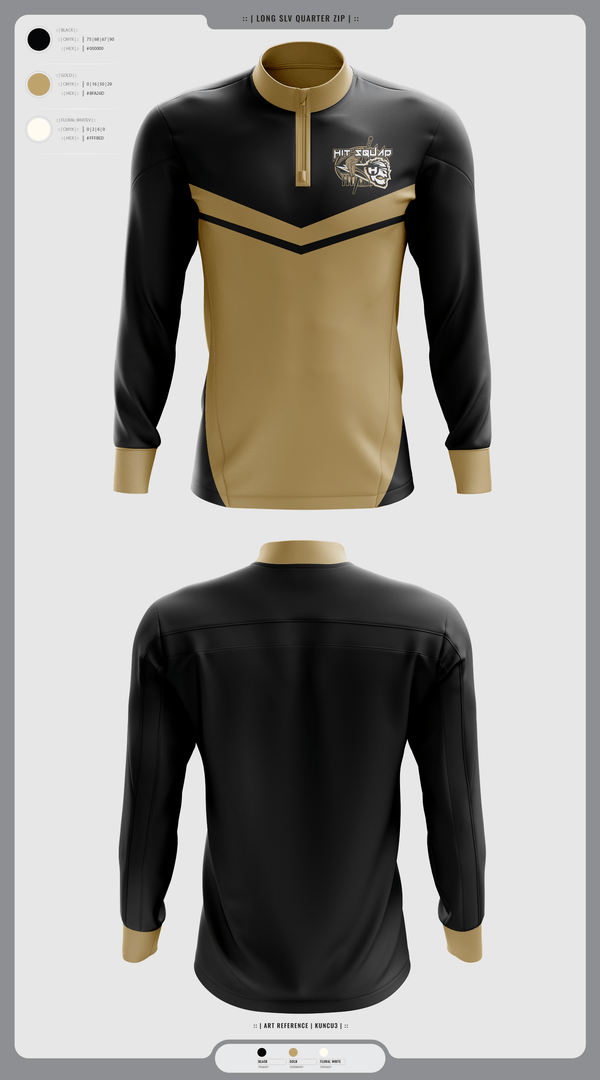 Quarter Zip Jacket, San Jose Hitsquad, , Teamtime, Team time, sublimation, custom sports apparel, team uniforms, spirit wear, spiritwear, sports uniforms, custom shirts, team store, custom team store, fundraiser sports, apparel fundraiser