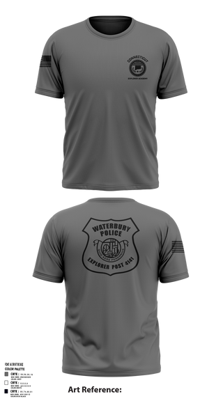 Short Sleeve Performance Shirt, Waterbury Police Explorers, , Teamtime, Team time, sublimation, custom sports apparel, team uniforms, spirit wear, spiritwear, sports uniforms, custom shirts, team store, custom team store, fundraiser sports, apparel fundraiser