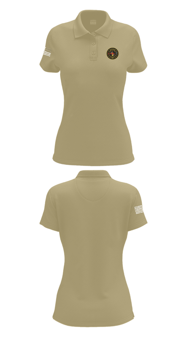 Womens Short Sleeve Performance Polo, Ravenswood Volunteer Fire Department, , Teamtime, Team time, sublimation, custom sports apparel, team uniforms, spirit wear, spiritwear, sports uniforms, custom shirts, team store, custom team store, fundraiser sports, apparel fundraiser