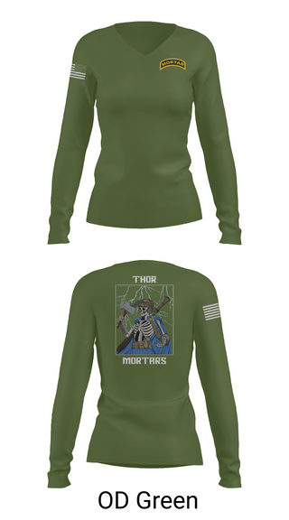 Womens Long Sleeve Vneck Shirt, 5/4 Cav, C-TRP MTRS, , Teamtime, Team time, sublimation, custom sports apparel, team uniforms, spirit wear, spiritwear, sports uniforms, custom shirts, team store, custom team store, fundraiser sports, apparel fundraiser
