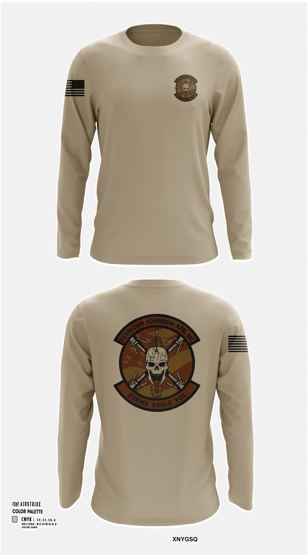 Long Sleeve Performance Shirt, 4th Logistics Readiness Unit, Air Force, Teamtime, Team time, sublimation, custom sports apparel, team uniforms, spirit wear, spiritwear, sports uniforms, custom shirts, team store, custom team store, fundraiser sports, apparel fundraiser
