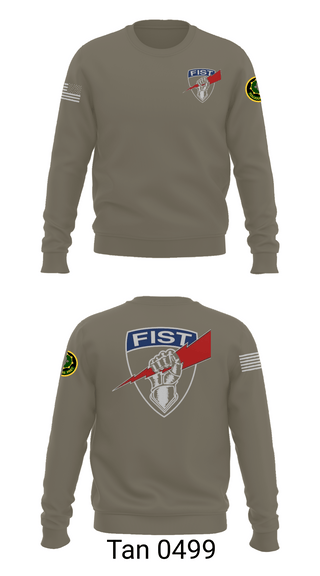 Crew Neck Sweatshirt, 2nd cavalry regiment, Army, Teamtime, Team time, sublimation, custom sports apparel, team uniforms, spirit wear, spiritwear, sports uniforms, custom shirts, team store, custom team store, fundraiser sports, apparel fundraiser