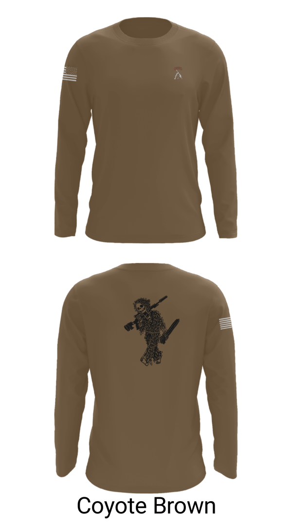 Long Sleeve Performance Shirt, 2-5 CAV Snipers, Army, Teamtime, Team time, sublimation, custom sports apparel, team uniforms, spirit wear, spiritwear, sports uniforms, custom shirts, team store, custom team store, fundraiser sports, apparel fundraiser