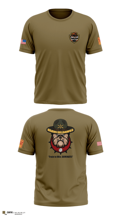 Bravo Bulldawgs 3-6 ADAR Old School Cotton Feel Shirt - 4