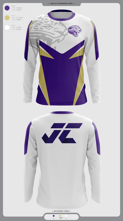 Jacksonville College Cross Country 48639105 Long Sleeve Performance Shirt - 3