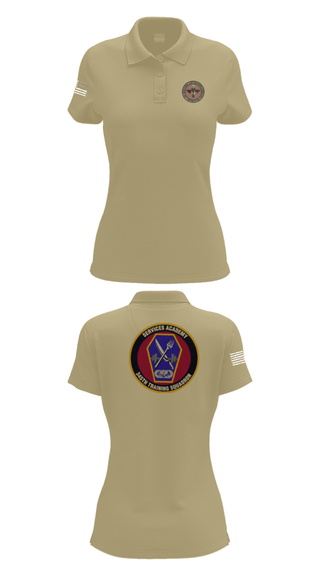 Womens Short Sleeve Performance Polo, 345 TRS, Air Force, Teamtime, Team time, sublimation, custom sports apparel, team uniforms, spirit wear, spiritwear, sports uniforms, custom shirts, team store, custom team store, fundraiser sports, apparel fundraiser