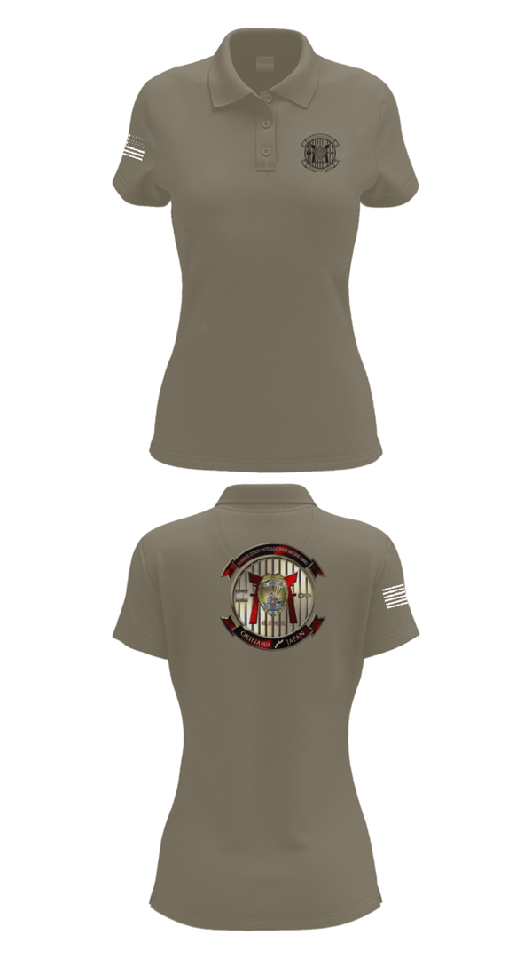 Womens Short Sleeve Performance Polo, HQSPT Bn, PMO, Brig, Marines, Teamtime, Team time, sublimation, custom sports apparel, team uniforms, spirit wear, spiritwear, sports uniforms, custom shirts, team store, custom team store, fundraiser sports, apparel fundraiser