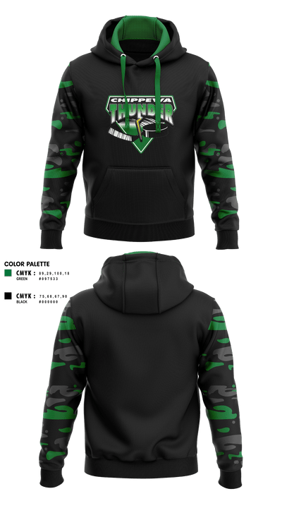 Chippewa Youth Hockey 90833189 Hoodie - 3