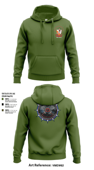 Hoodie, 3rd Intelligence Battalion, Marines, Teamtime, Team time, sublimation, custom sports apparel, team uniforms, spirit wear, spiritwear, sports uniforms, custom shirts, team store, custom team store, fundraiser sports, apparel fundraiser