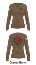 CLC 36 SUPPLY 30300960 Women's Long Sleeve V-neck Shirt -1 17