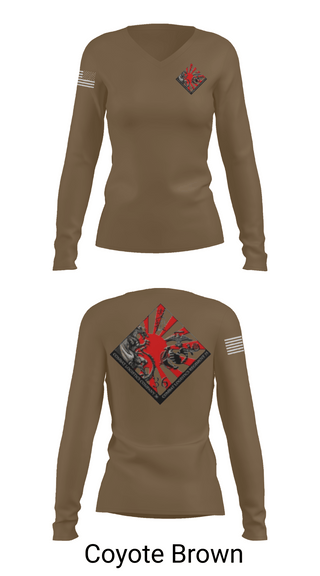 Womens Long Sleeve Vneck Shirt 1, CLC 36 SUPPLY, Marines, Teamtime, Team time, sublimation, custom sports apparel, team uniforms, spirit wear, spiritwear, sports uniforms, custom shirts, team store, custom team store, fundraiser sports, apparel fundraiser