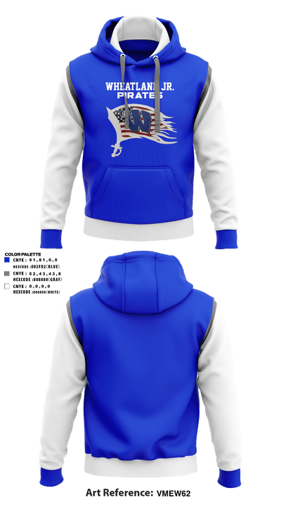 Wheatland youth football and cheer 53677637 Hoodie - 8