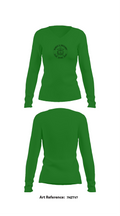 Underwater Search & Recovery Team 25630858 Women's Long Sleeve V-neck Shirt - 2