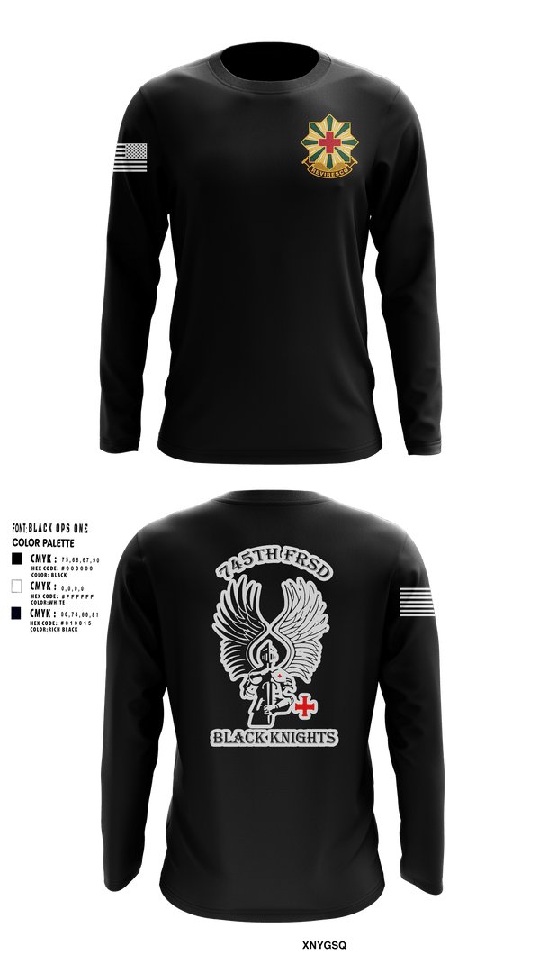 Long Sleeve Performance Shirt, 745th Forward Resuscitative Surgical Detachment, Army, Teamtime, Team time, sublimation, custom sports apparel, team uniforms, spirit wear, spiritwear, sports uniforms, custom shirts, team store, custom team store, fundraiser sports, apparel fundraiser