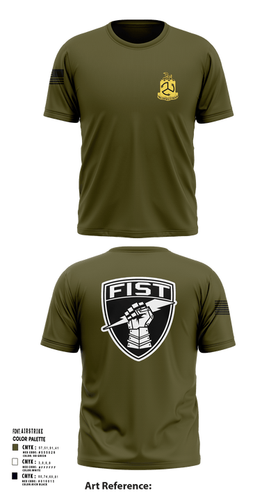 1-200 Infantry 56519387 Short Sleeve Performance Shirt - 125