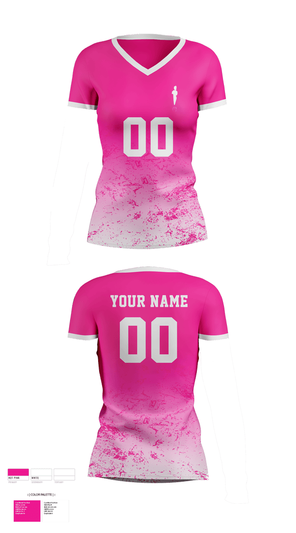 Women's Short Sleeve Vneck Shirt, Dig This! Volleyball Club, Women's Volleyball, Teamtime, Team time, sublimation, custom sports apparel, team uniforms, spirit wear, spiritwear, sports uniforms, custom shirts, team store, custom team store, fundraiser sports, apparel fundraiser
