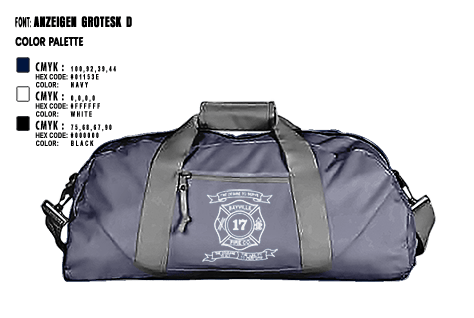 Duffle Bag, BVFC, Fire Department, Teamtime, Team time, sublimation, custom sports apparel, team uniforms, spirit wear, spiritwear, sports uniforms, custom shirts, team store, custom team store, fundraiser sports, apparel fundraiser