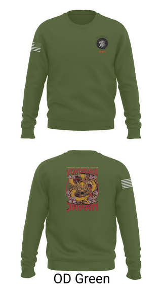 Crew Neck Sweatshirt, Transactional Service Center Yokosuka, Navy, Teamtime, Team time, sublimation, custom sports apparel, team uniforms, spirit wear, spiritwear, sports uniforms, custom shirts, team store, custom team store, fundraiser sports, apparel fundraiser