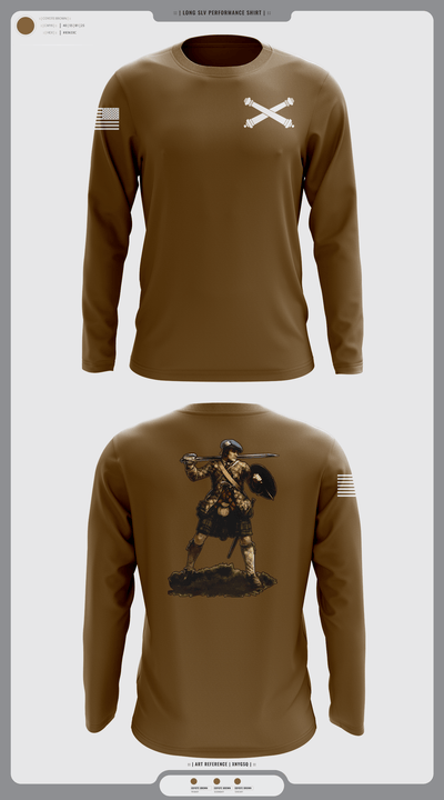 B BRTY 119th FA 54771555 Long Sleeve Performance Shirt - 1