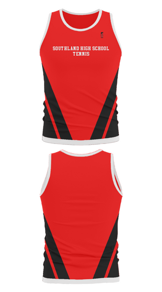 Tank Top, Southland High School Tennis, Tennis, Teamtime, Team time, sublimation, custom sports apparel, team uniforms, spirit wear, spiritwear, sports uniforms, custom shirts, team store, custom team store, fundraiser sports, apparel fundraiser