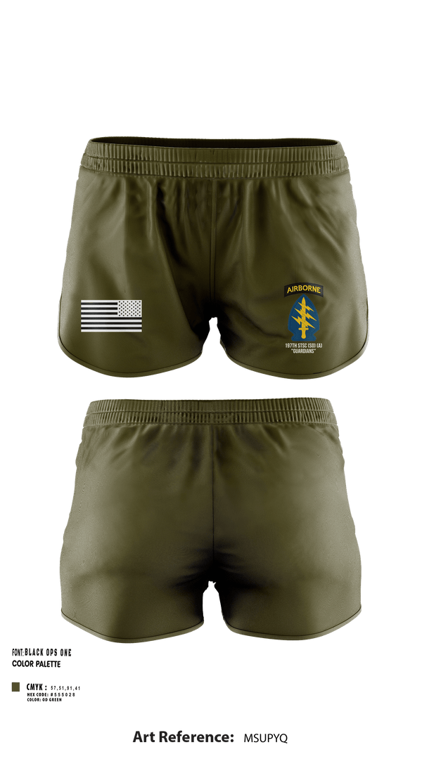 Ranger Panties, 197th STSC (SO)(A), National Guard, Teamtime, Team time, sublimation, custom sports apparel, team uniforms, spirit wear, spiritwear, sports uniforms, custom shirts, team store, custom team store, fundraiser sports, apparel fundraiser