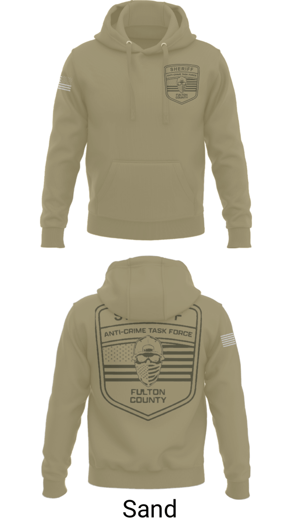 Hoodie, Fulton County Anti-Crime Task Force, , Teamtime, Team time, sublimation, custom sports apparel, team uniforms, spirit wear, spiritwear, sports uniforms, custom shirts, team store, custom team store, fundraiser sports, apparel fundraiser