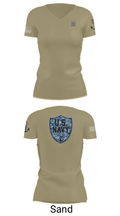 CVN 77 George HW Bus 94572783 Women's Short Sleeve V-neck Shirt - 49