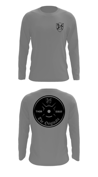 10th Special Forces HPW 55640979 Long Sleeve Performance Shirt - 18