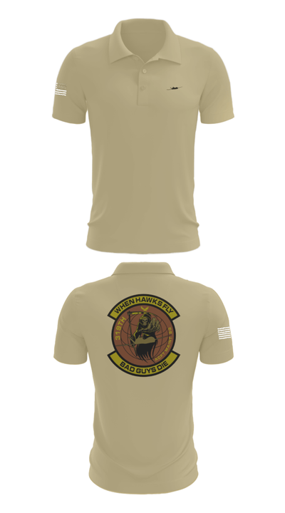 319th Maintenance Squadron 60744056 Short Sleeve Performance Polo - 87