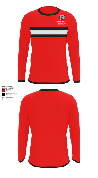 Long Sleeve Performance Shirt, Wheeler County Middle School Softball, Softball, Teamtime, Team time, sublimation, custom sports apparel, team uniforms, spirit wear, spiritwear, sports uniforms, custom shirts, team store, custom team store, fundraiser sports, apparel fundraiser