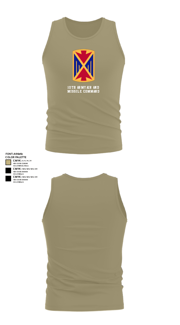 Tank Top, 10th Army Air and Missile Command, Army, Teamtime, Team time, sublimation, custom sports apparel, team uniforms, spirit wear, spiritwear, sports uniforms, custom shirts, team store, custom team store, fundraiser sports, apparel fundraiser