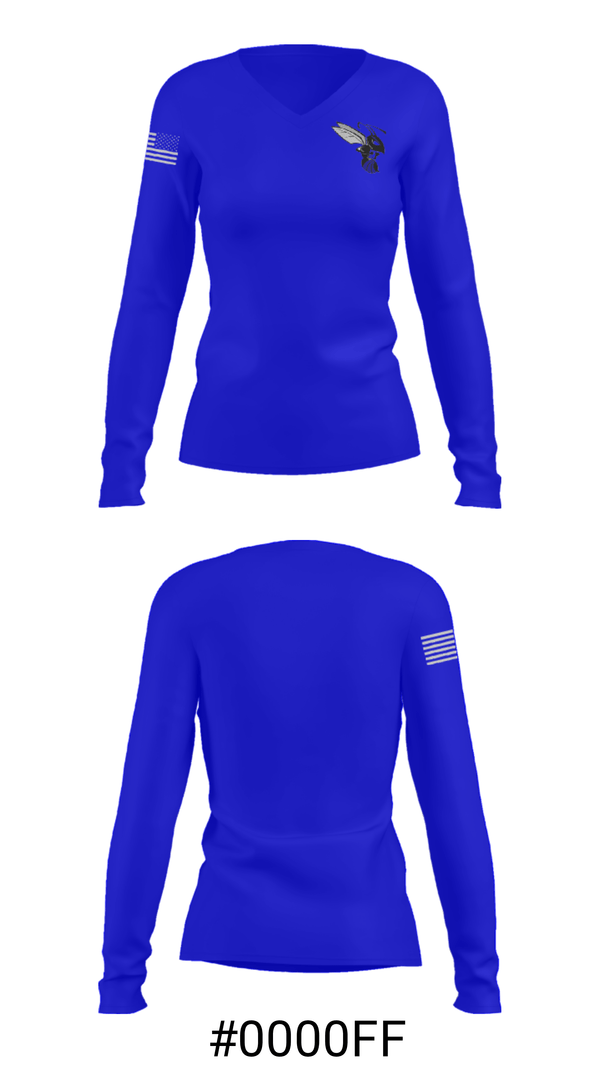 Women's Long Sleeve Vneck Shirt, Phelps High School Softball, Softball, Teamtime, Team time, sublimation, custom sports apparel, team uniforms, spirit wear, spiritwear, sports uniforms, custom shirts, team store, custom team store, fundraiser sports, apparel fundraiser