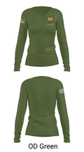 UNC BEARS 8989709 Women's Long Sleeve V-neck Shirt - 57