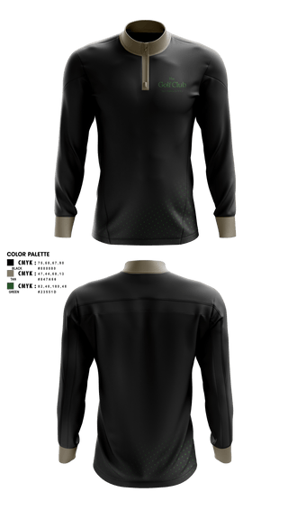 Quarter Zip Jacket, Back 9 Society, Golf, Teamtime, Team time, sublimation, custom sports apparel, team uniforms, spirit wear, spiritwear, sports uniforms, custom shirts, team store, custom team store, fundraiser sports, apparel fundraiser