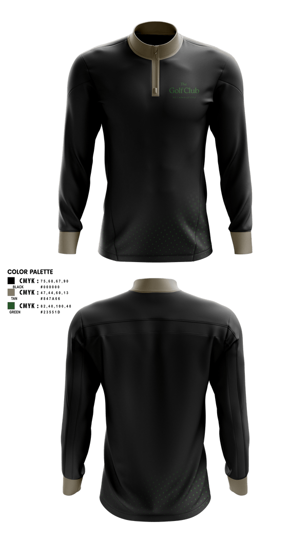 Quarter Zip Jacket, Back 9 Society, Golf, Teamtime, Team time, sublimation, custom sports apparel, team uniforms, spirit wear, spiritwear, sports uniforms, custom shirts, team store, custom team store, fundraiser sports, apparel fundraiser