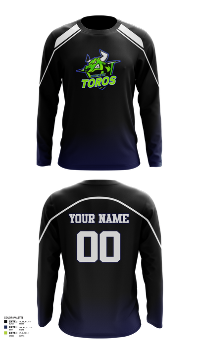 Northeast Toros Football 18068925 Long Sleeve Performance Shirt 6