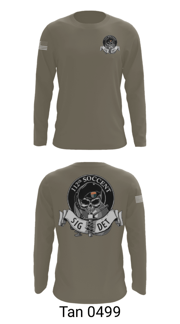 Long Sleeve Performance Shirt, 112 SOCCENT SIGDET, Army, Teamtime, Team time, sublimation, custom sports apparel, team uniforms, spirit wear, spiritwear, sports uniforms, custom shirts, team store, custom team store, fundraiser sports, apparel fundraiser