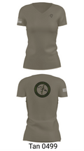 1055th Trans 1st Plt 68355484 Women's Short Sleeve V-neck Shirt - 65