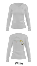 LUKAC EXPRESS LLC 92222095 Women's Long Sleeve V-neck Shirt - 16