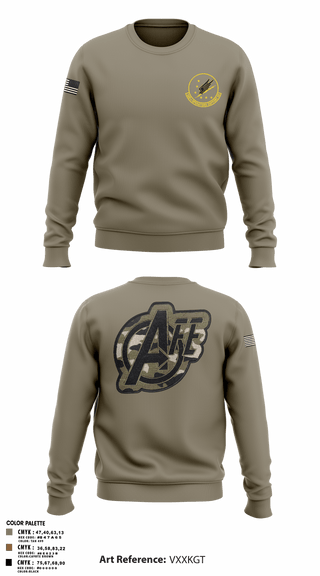 Crew Neck Sweatshirt, 509 OSS, Air Force, Teamtime, Team time, sublimation, custom sports apparel, team uniforms, spirit wear, spiritwear, sports uniforms, custom shirts, team store, custom team store, fundraiser sports, apparel fundraiser