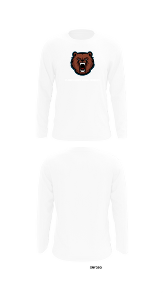 Long Sleeve Performance Shirt, Clover Garden School Grizzlies, Spirit Store, Teamtime, Team time, sublimation, custom sports apparel, team uniforms, spirit wear, spiritwear, sports uniforms, custom shirts, team store, custom team store, fundraiser sports, apparel fundraiser