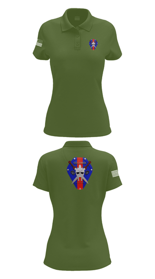 Womens Short Sleeve Performance Polo, OST COLUMBUS, OH, Marines, Teamtime, Team time, sublimation, custom sports apparel, team uniforms, spirit wear, spiritwear, sports uniforms, custom shirts, team store, custom team store, fundraiser sports, apparel fundraiser