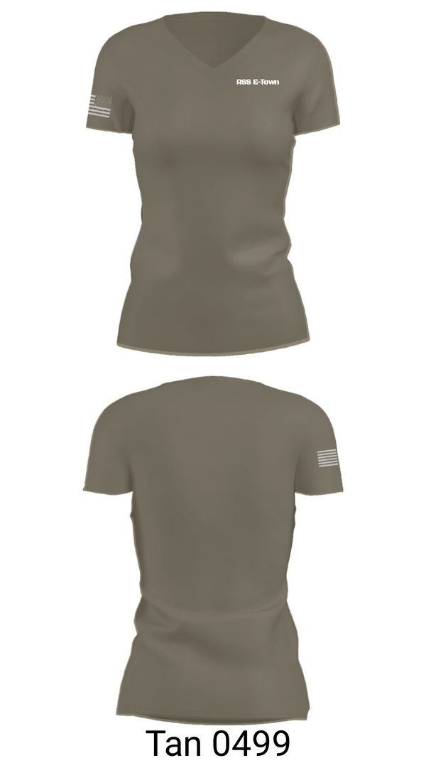 Womens Short Sleeve Vneck Shirt, RSS E-Town, Marines, Teamtime, Team time, sublimation, custom sports apparel, team uniforms, spirit wear, spiritwear, sports uniforms, custom shirts, team store, custom team store, fundraiser sports, apparel fundraiser