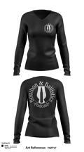 Bpurbon and Ballistics Podcast 12058467 Women's Long Sleeve V-neck Shirt - 116