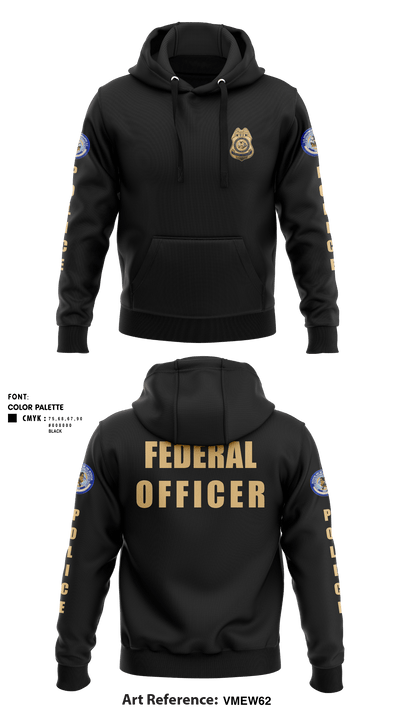 BIA POLICE 11444917 Hoodie - 5