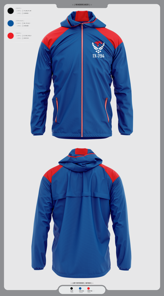 Windbreaker, TX-794, Spirit Store, Teamtime, Team time, sublimation, custom sports apparel, team uniforms, spirit wear, spiritwear, sports uniforms, custom shirts, team store, custom team store, fundraiser sports, apparel fundraiser